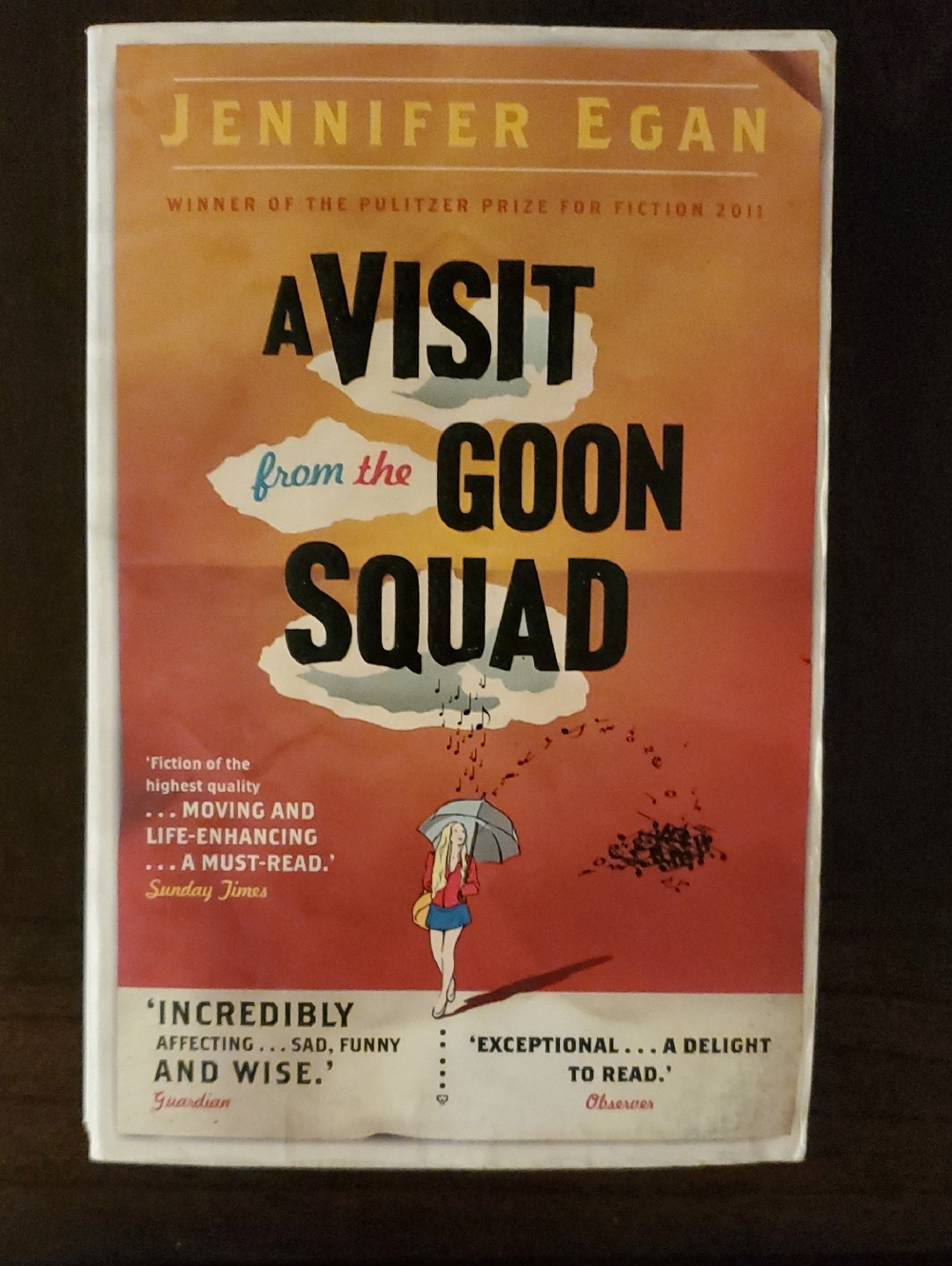 A Visit From the Goon Squad by Jennifer Egan - Orange Cover